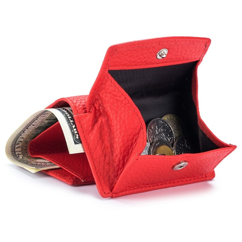 Women Genuine Leather Purses - Orchid Unique