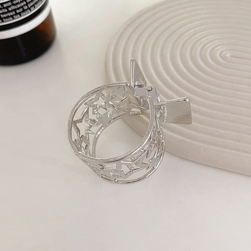 Hairpin Claw Clip - Orchid Unique