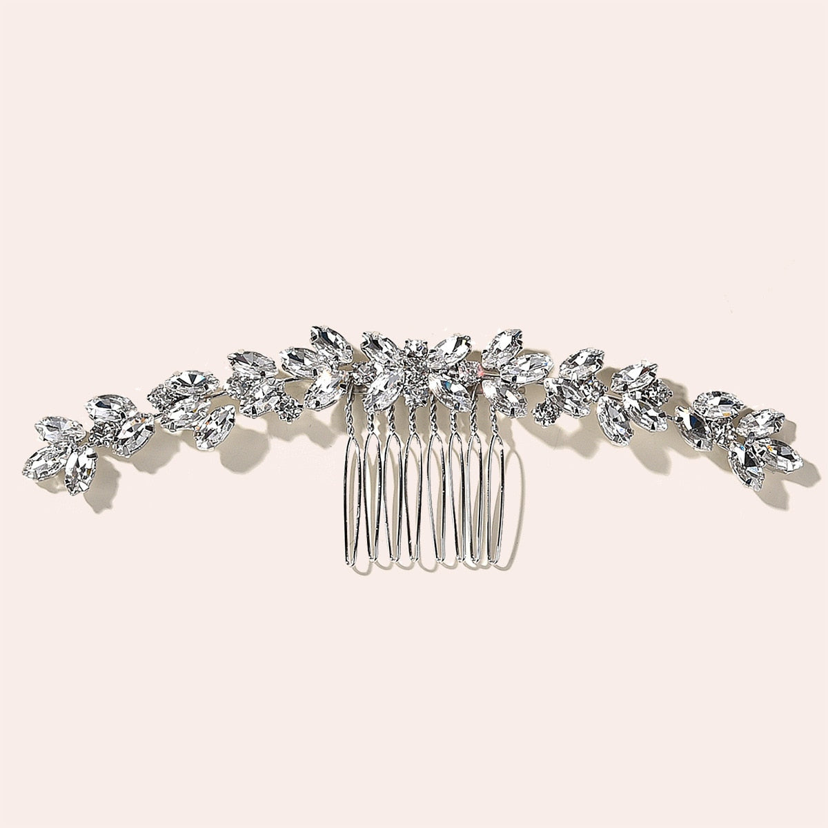 Wedding Hair Comb Pearl Hair Pins and Clips for Women Bride Rhinestone Headdress Bridal Hair Jewelry Accessories Fashion 2023 - Orchid Unique