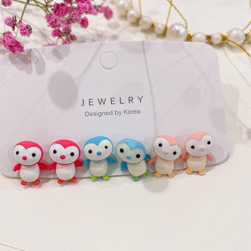 Cute Animal Creative Handmade Earrings - Orchid Unique