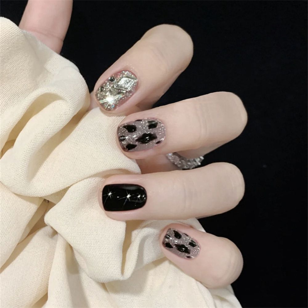 Square Head False Nail Tips - Orchid Unique