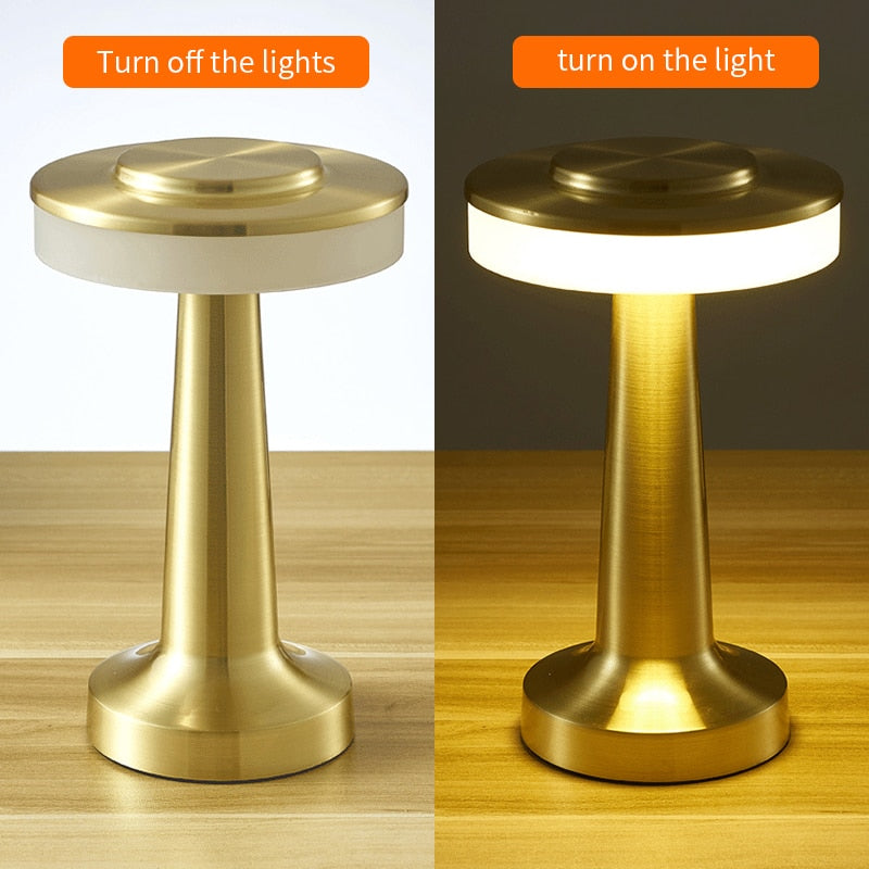 Touch Led Charging Table Lamp - Orchid Unique
