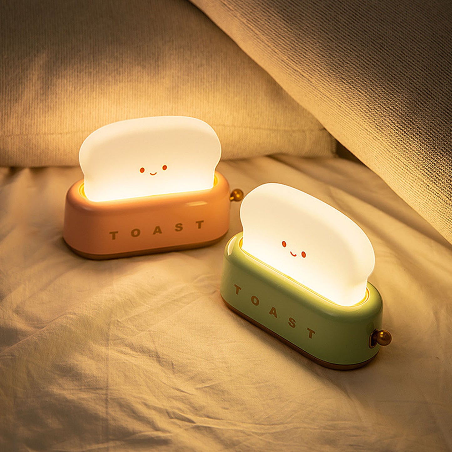 Cute Night Light Toast Lamp - Orchid Unique