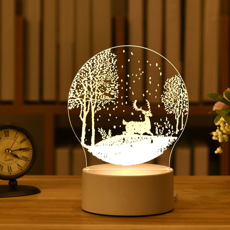 USB Led Night Light Message Board - Orchid Unique