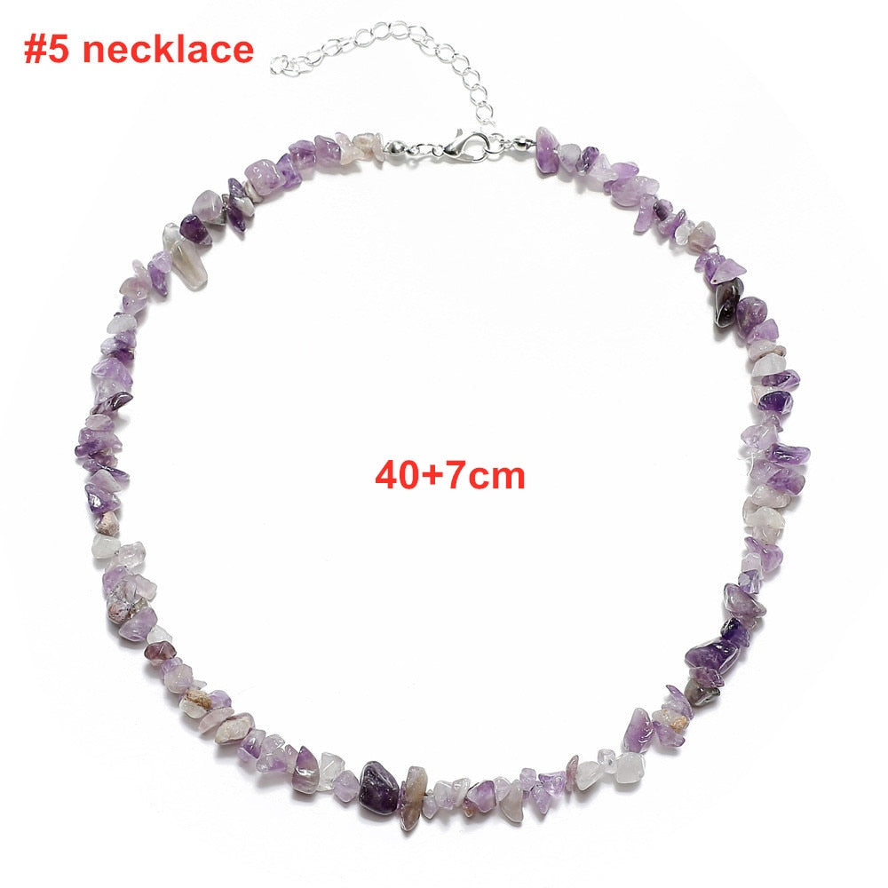 Bohemia Beaded Necklace/Bracelet Set - Orchid Unique