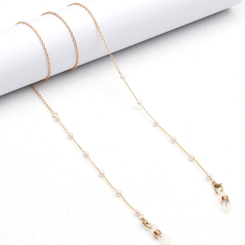 Fashion Pearl Mask Chains - Orchid Unique