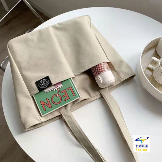 Canvas Tote Bag Solid - Orchid Unique