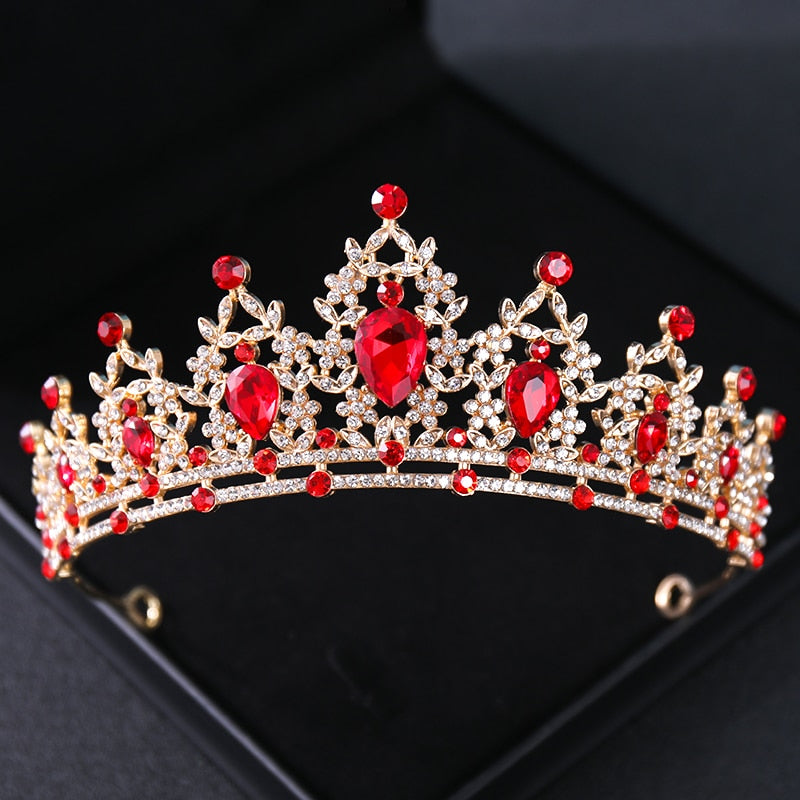 Hair Tiara Crystal Bridal Tiara Crown - Orchid Unique