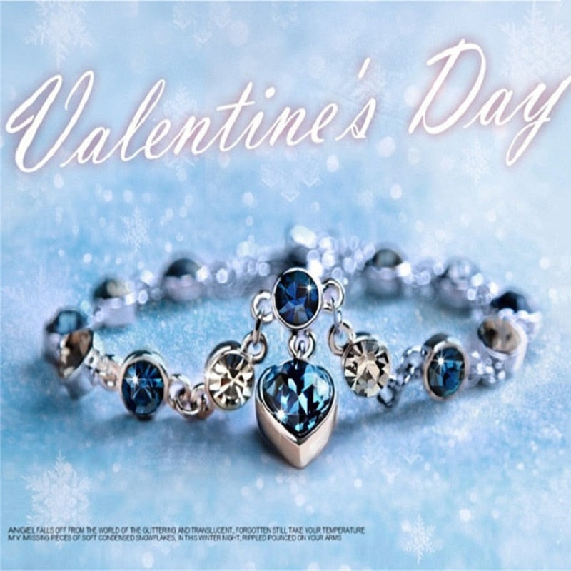 Heart of Ocean Pendant Bracelets - Orchid Unique