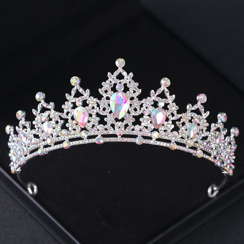 Hair Tiara Crystal Bridal Tiara Crown - Orchid Unique