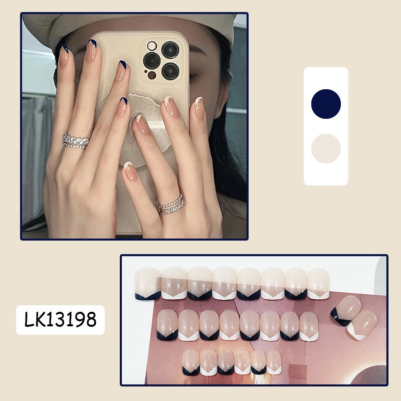 Cute Wearable Press On Nail Art - Orchid Unique