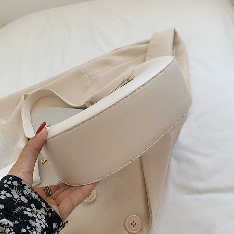 Fashion Crescent Shoulder Bags - Orchid Unique