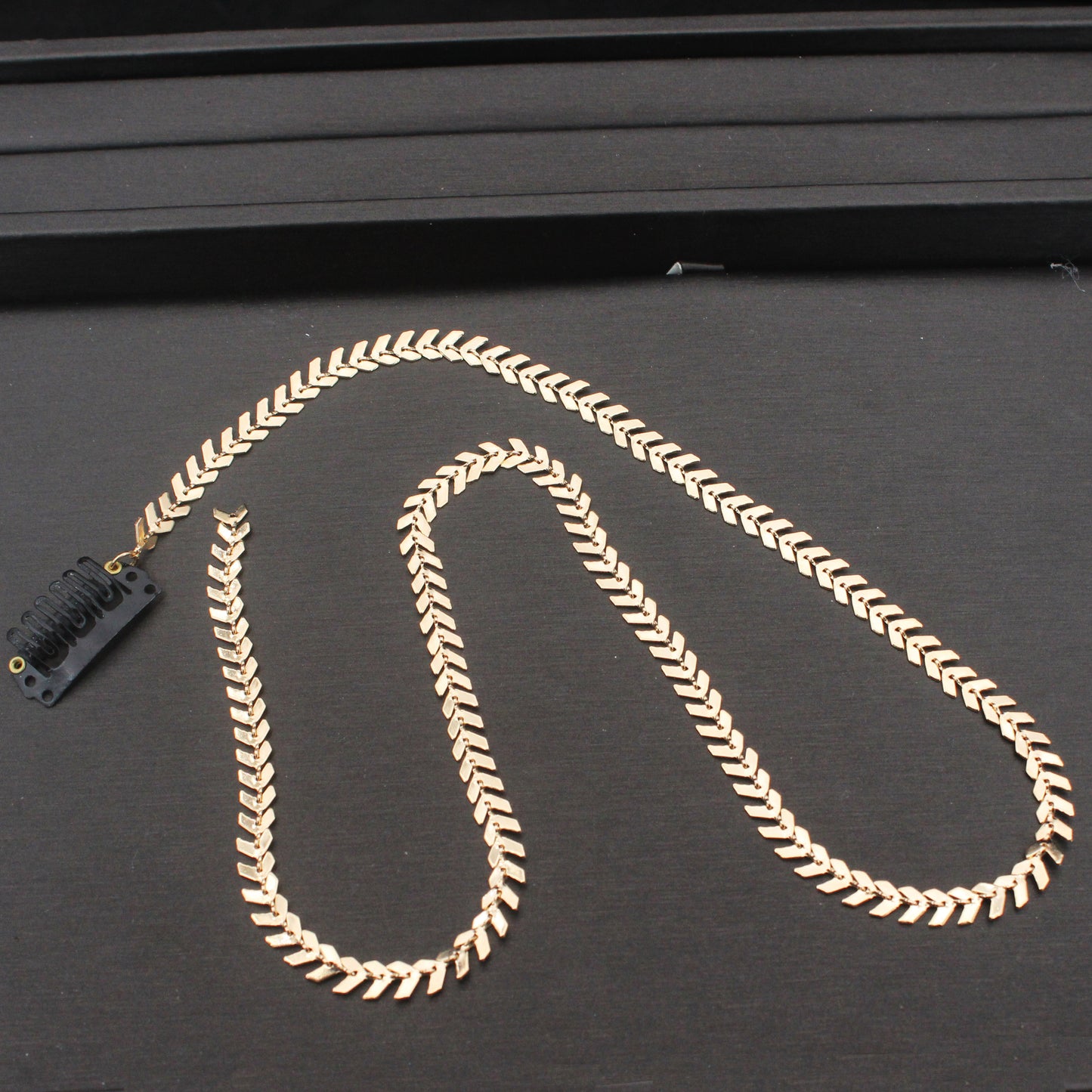 Copper Chain Hairpins - Orchid Unique