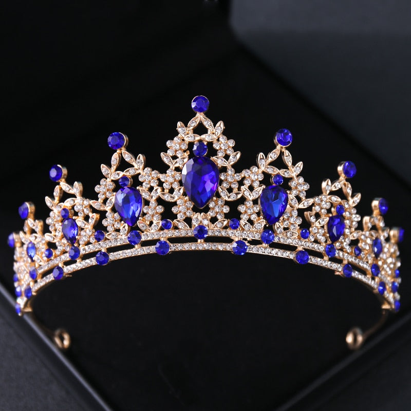 Hair Tiara Crystal Bridal Tiara Crown - Orchid Unique