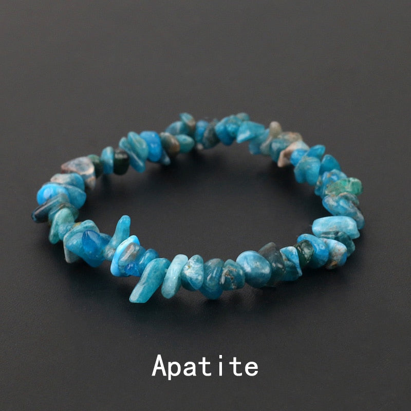 Irregular Energy Stone Bracelet - Orchid Unique