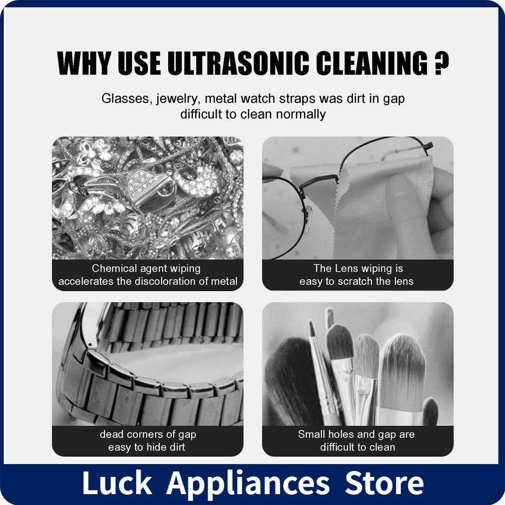 Portable Ultrasonic Cleaning Machine - Orchid Unique