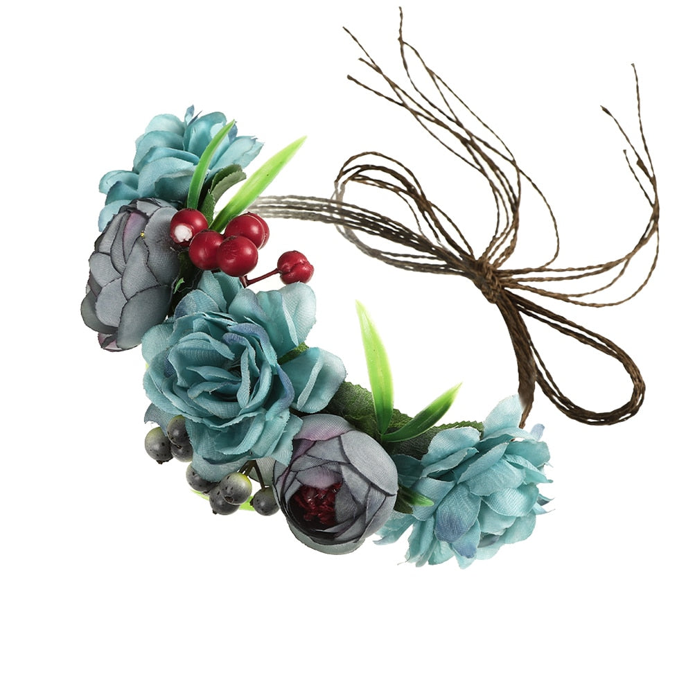 Molans Spring Bohemian Flower Crowns - Orchid Unique