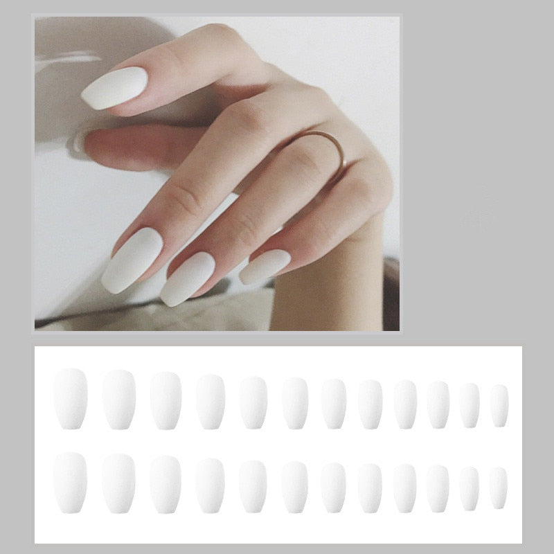 Ballerina Fake Nails Press On - Orchid Unique