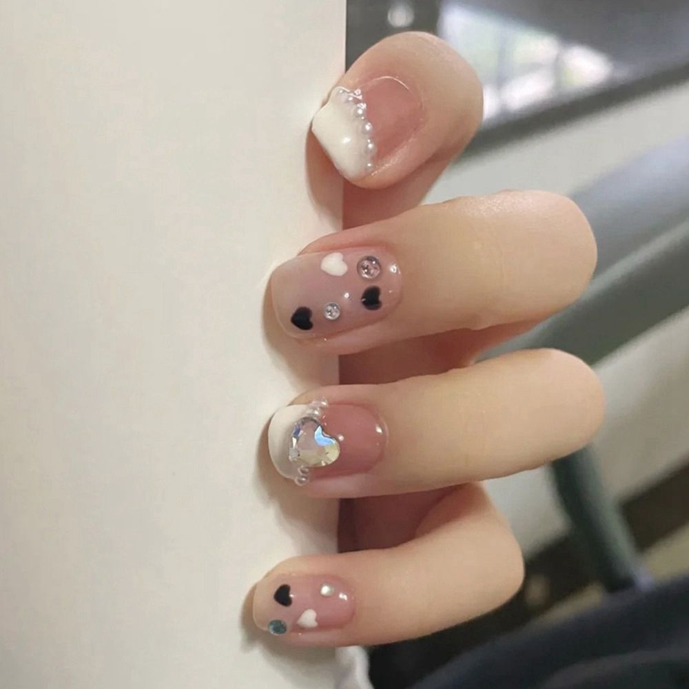 Square Head False Nail Tips - Orchid Unique