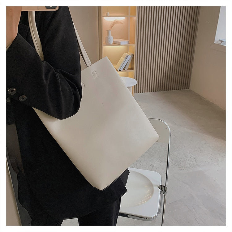 Soft Leather and Casual Women Shoulder Bag - Orchid Unique