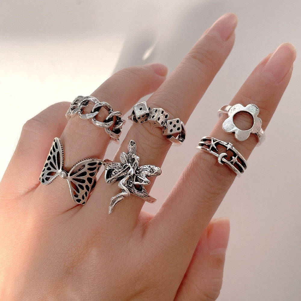 boho Hiphop Vintage Silver - Orchid Unique