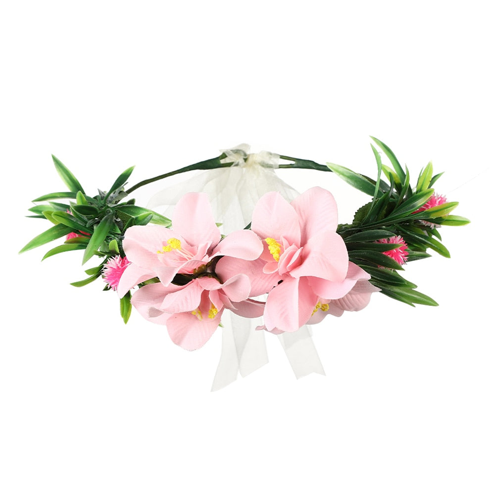 Molans Spring Bohemian Flower Crowns - Orchid Unique