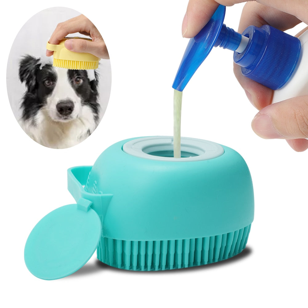 Pet brush and massage comb - Orchid Unique