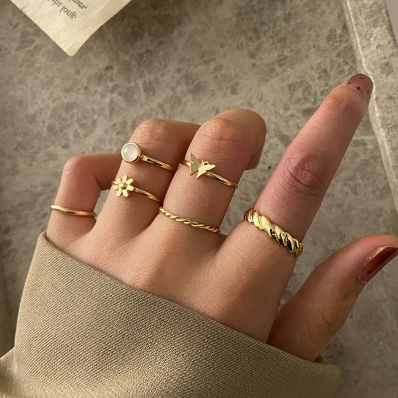 Bohemia Style Rings - Orchid Unique