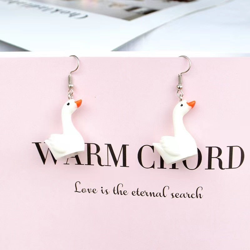 Cute Funny Earrings - Orchid Unique
