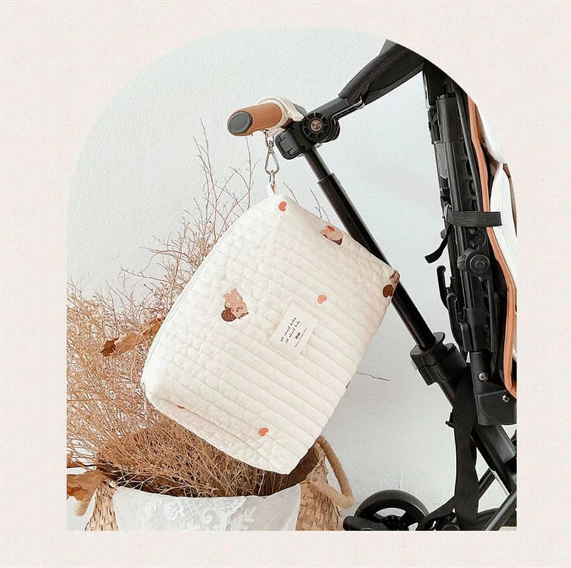 Newborn Baby Care Diaper and Storage Organizer Large Handbags - Orchid Unique