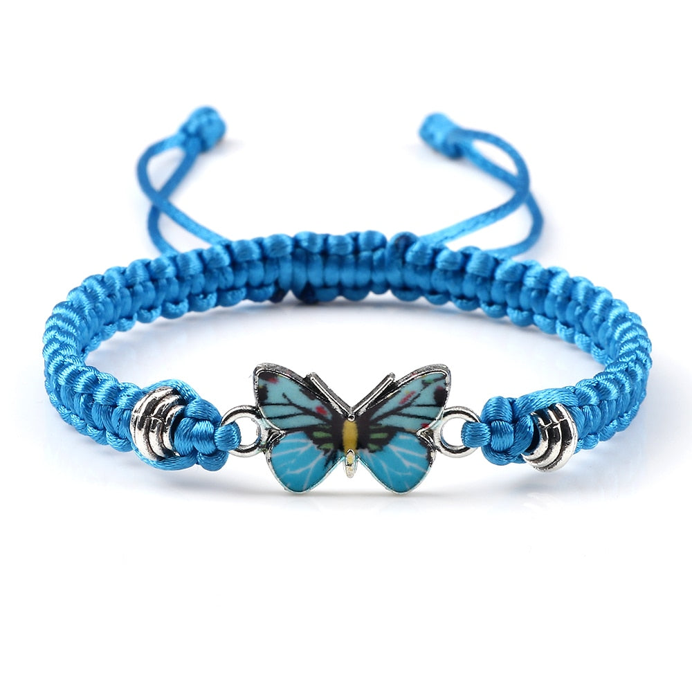 Handmade Braided String Bracelet - Orchid Unique