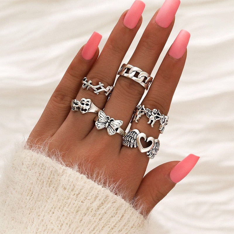 boho Hiphop Vintage Silver - Orchid Unique
