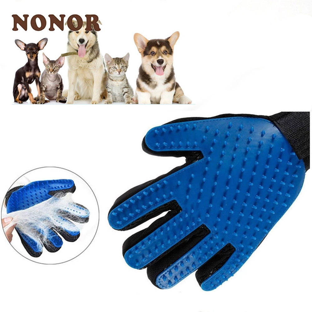 Rubber Pet Bath Brush - Orchid Unique