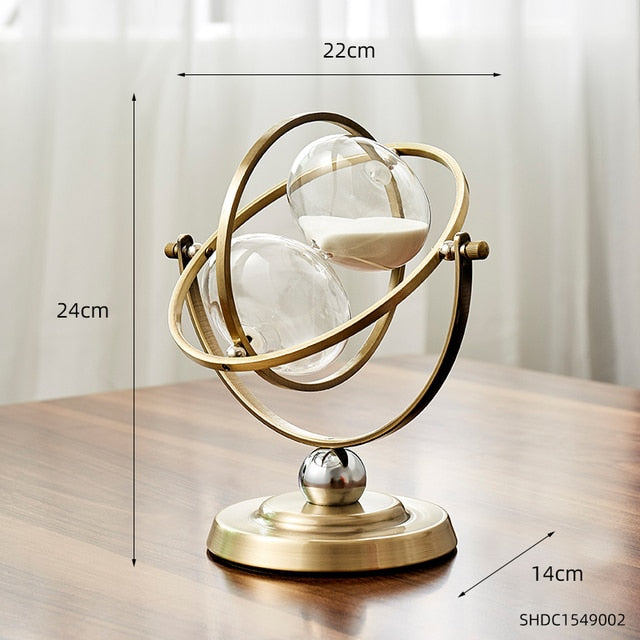 Nordic Creative Retro Metal Hourglass Timer - Orchid Unique