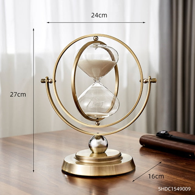 Nordic Creative Retro Metal Hourglass Timer - Orchid Unique