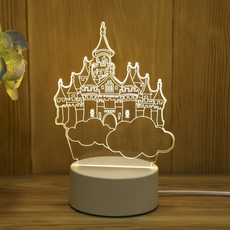 USB Led Night Light Message Board - Orchid Unique