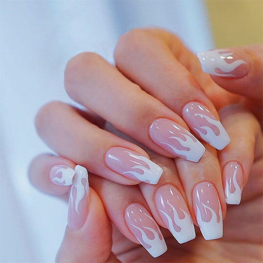 Charming Detachable Finished Fingernails - Orchid Unique