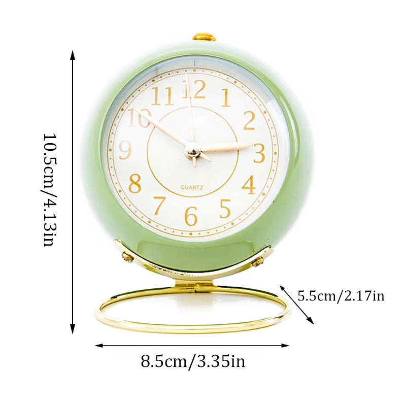 Vintage Desk Clock - Orchid Unique