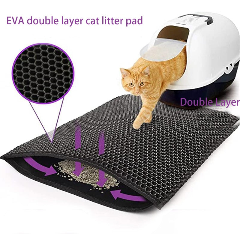 Waterproof Pet Cat Litter Mat - Orchid Unique