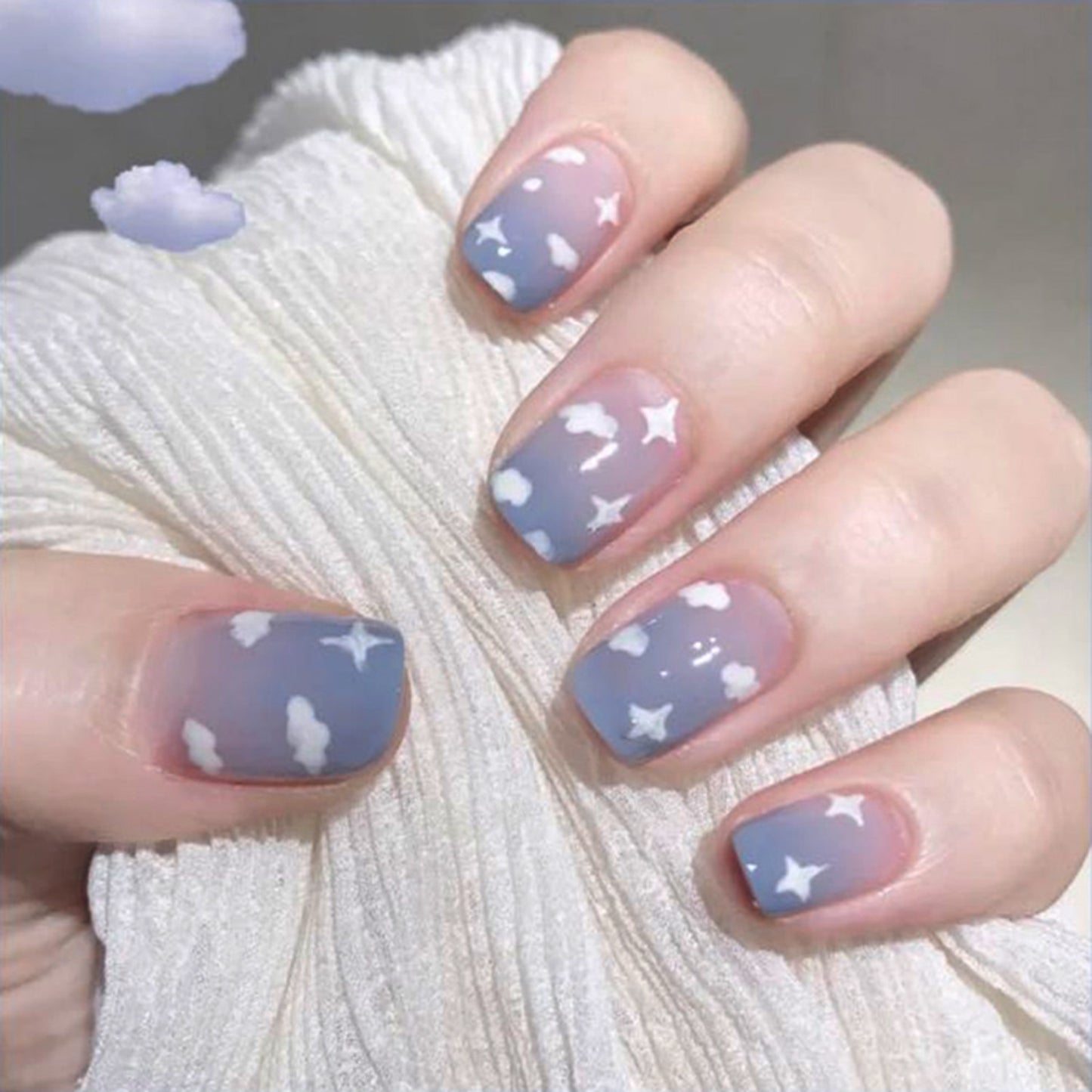Charming Detachable Finished Fingernails - Orchid Unique