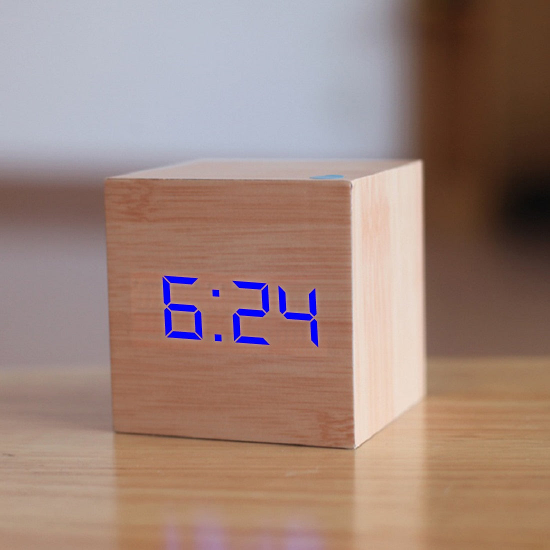 Qualified Digital Wooden LED Alarm Clock - Orchid Unique