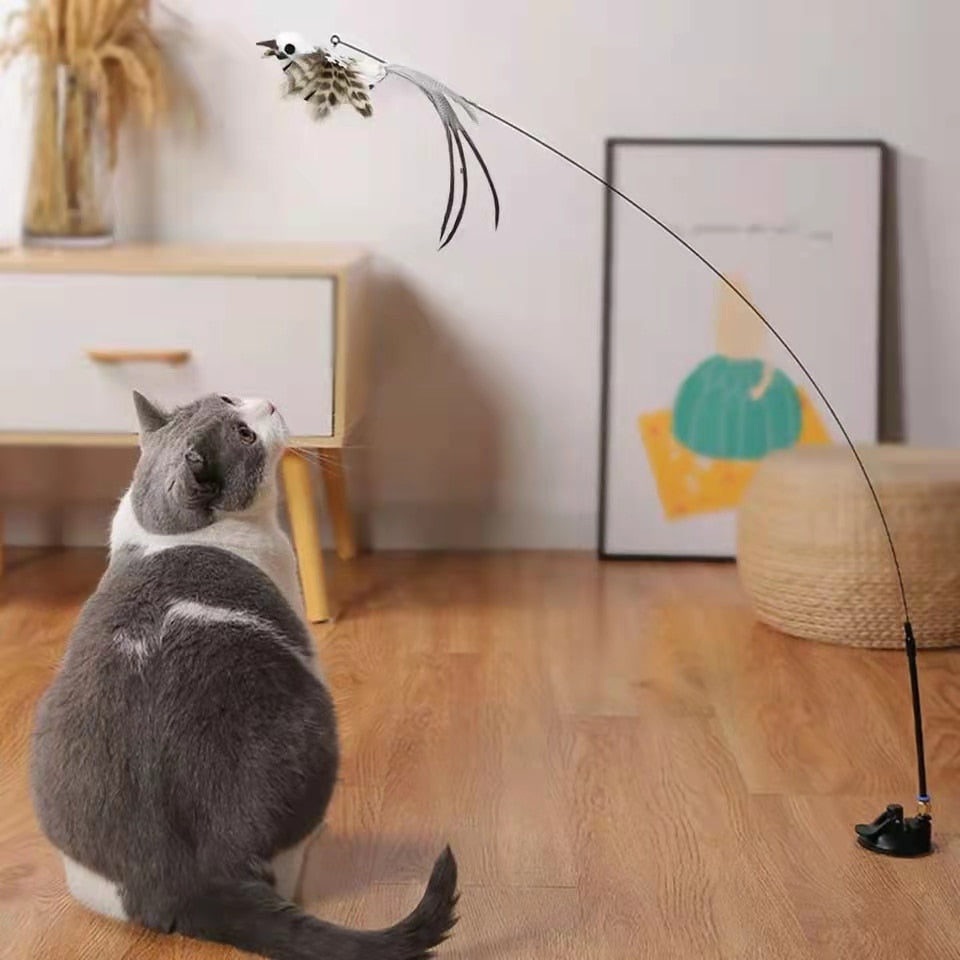 Simulation Bird Interactive Funny Stick Toy - Orchid Unique
