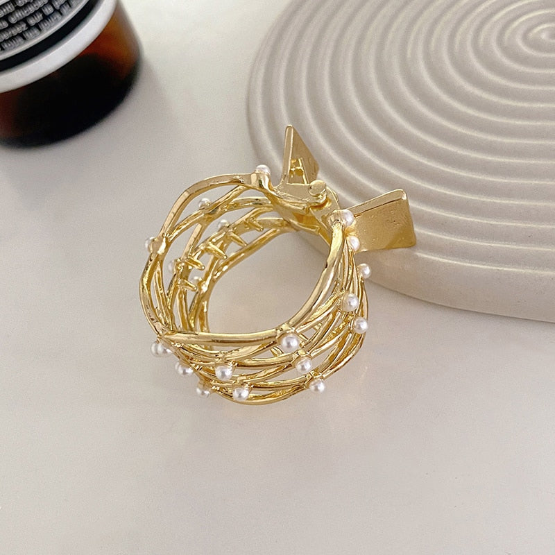Hairpin Claw Clip - Orchid Unique