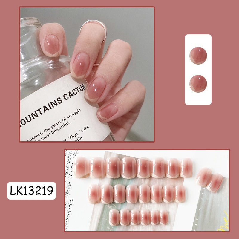 Cute Wearable Press On Nail Art - Orchid Unique