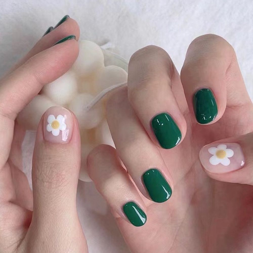 Short Round/Square Head False Nails - Orchid Unique