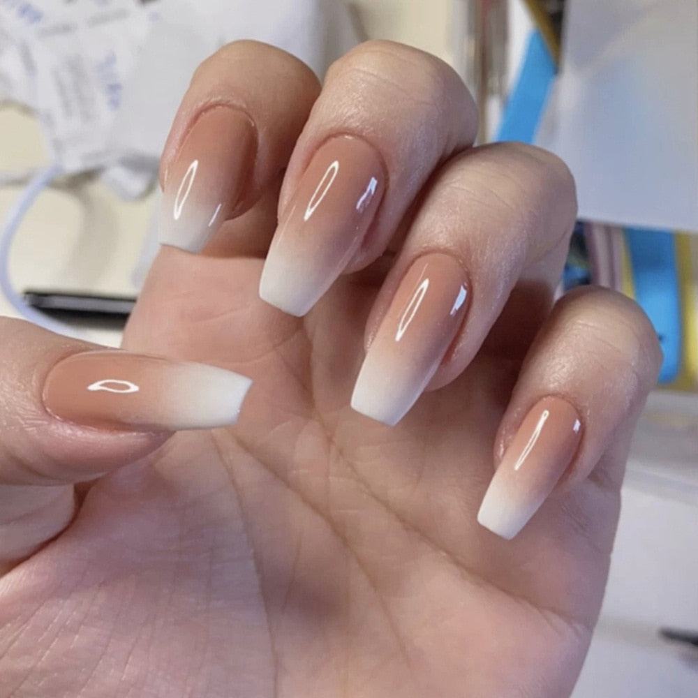 Ballerina Fake Nails Press On - Orchid Unique