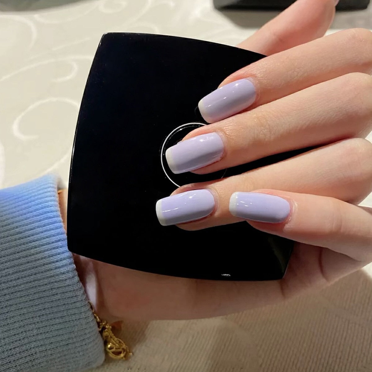 Charming Detachable Finished Fingernails - Orchid Unique