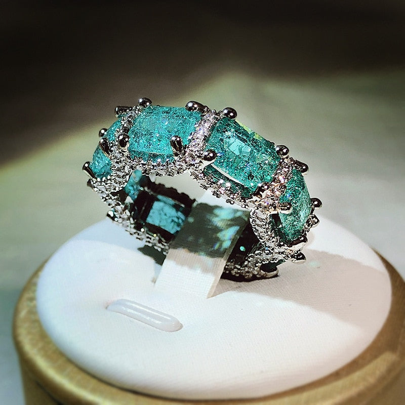 High-definition Paraiba Zircon Jewelry - Orchid Unique