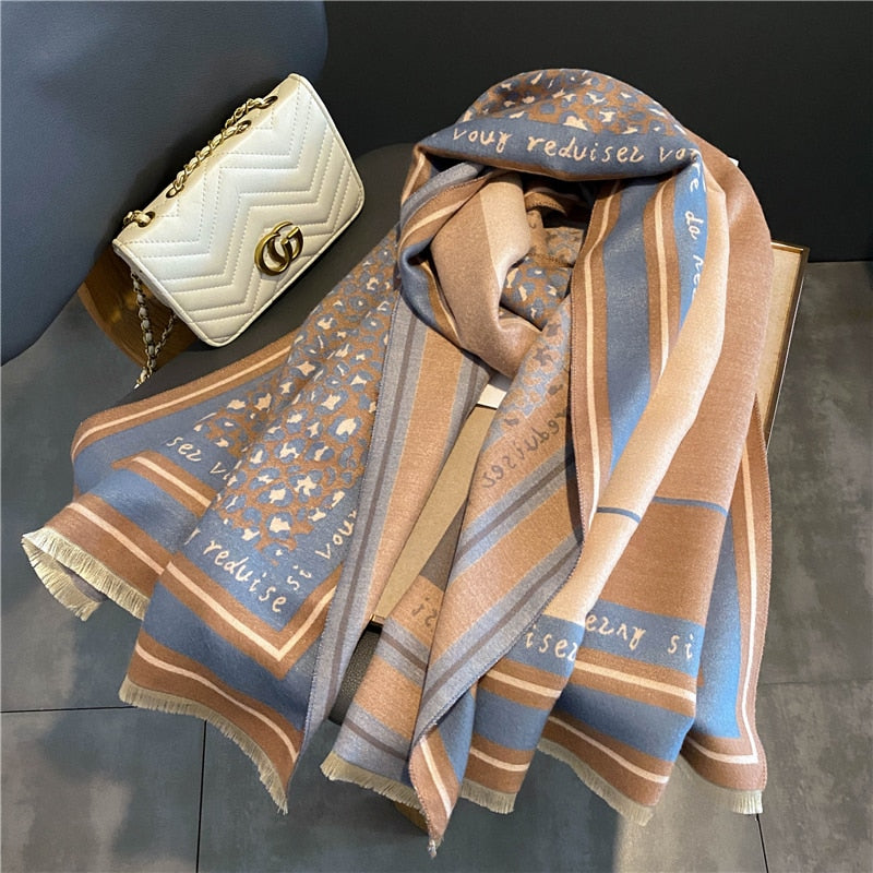 2023 Cashmere Winter Scarf for Women Luxury - Orchid Unique