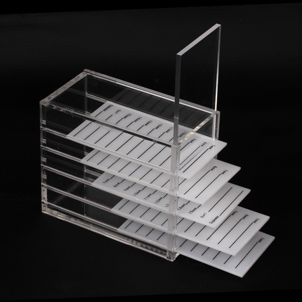 Acrylic Eyelash Extension Storage Box - Orchid Unique